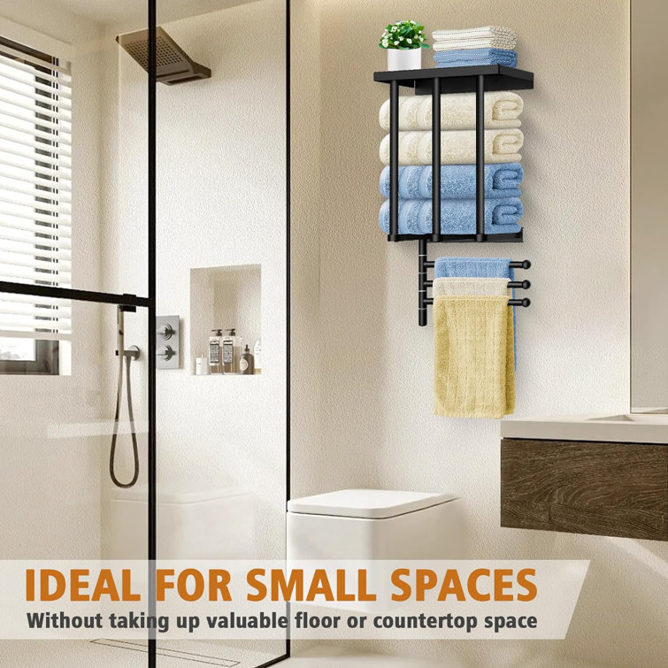 HomCom Wall Towel Rack - Wayfair Canada